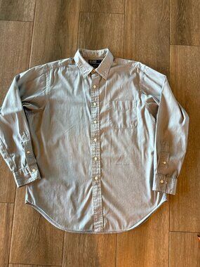 Polo Ralph Lauren black/white men's pinstripe Andrew Classic fit 16 1/2. 34/35